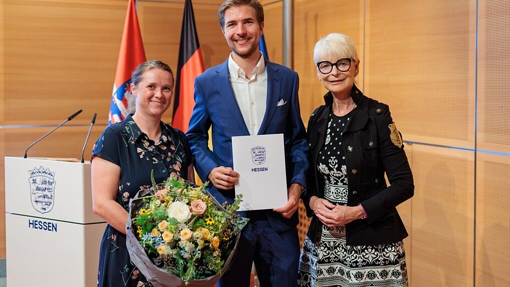 Jonas Wintershoff vom LSC Bad Nauheim und Hessischen Skiverband engagiert sich in der Leichtathletik und Wintersport.